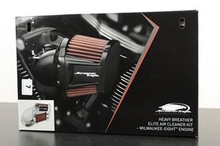 SCREAMIN' EAGLE HEAVY BREATHER ELITE AIR CLEANER KIT - GLOSS BLACK - MODEL 29400407 - RRP £459: LOCATION - BOOTH