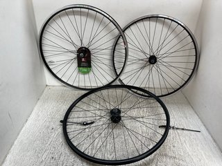 3 X ASSORTED CYCLING WHEEL FRAMES TO INCLUDE KX 700C WHEEL FRAME: LOCATION - WH4