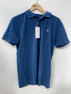 SOUNDER MENS PLAY WELL POLO IN DEEP NAVY - UK SIZE LARGE: LOCATION - F10