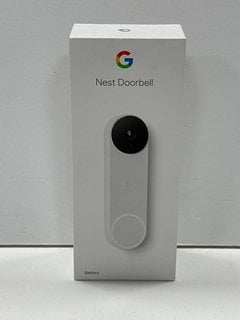 GOOGLE NEST (BATTERY OPERATED) DOORBELL IN SNOW (WITH BOX & ALL ACCESSORIES) [JPTM117126]