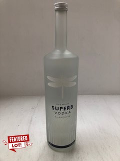 PREMIUM SUPERB VODKA 5X DISTILLED ORIGINAL 3L 37.5% VOL (WE OPERATE A CHALLENGE 25 POLICY. 18+ ID MAY BE REQUIRED UPON COLLECTION, E.G. A VALID PASSPORT OR PHOTO DRIVING LICENCE): LOCATION - AR3