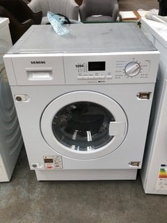 SIEMENS INTEGRATED WASHER DRYER: MODEL WK14D322GB - RRP £1169: LOCATION - A11