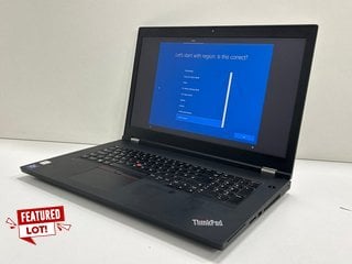 LENOVO THINKPAD P17 GEN 2 1TB LAPTOP: MODEL NO 20YU000HUK (UNIT ONLY, NO RAM INSTALLED (IMAGE TO SHOW SCREEN TURNED ON PRIOR TO RAM BEING REMOVED FROM LAPTOP ONLY)) INTEL CORE I9-11950H @ 2.60GHZ, N/