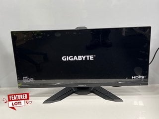 GIGABYTE 34" QHD ULTRAWIDE MONITOR (ORIGINAL RRP - £309.00) IN BLACK: MODEL NO M34WQ (BOXED WITH POWER, HDMI & USB CABLES, VERY GOOD COSMETIC CONDITION) [JPTM116958] THIS PRODUCT IS FULLY FUNCTIONAL