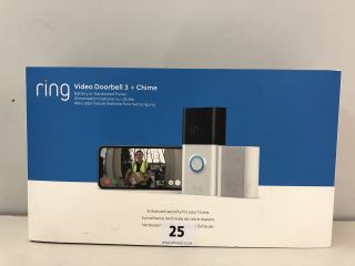 RING VIDEO DOORBELL 3 + CHIME