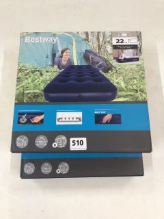 2 X BESTWAY AIR MATTRESS