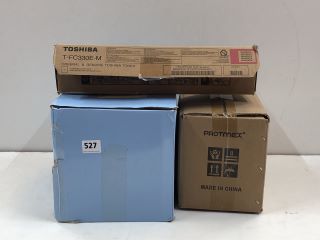 2 X ASSORTED ITEMS INC ORIGINAL & GENUINE TOSHIBA TONER