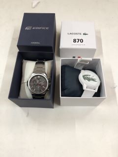 2 X WATCHES INC LACOSTE WATCH