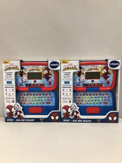 2 X VTECH MARVEL SPIDEY AND HIS AMAZING FRIENDS: SPIDEY LEARNING LAPTOP