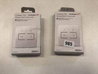 2 X FIREANGEL PRO WIRELESS ALARM CONTROL UNIT