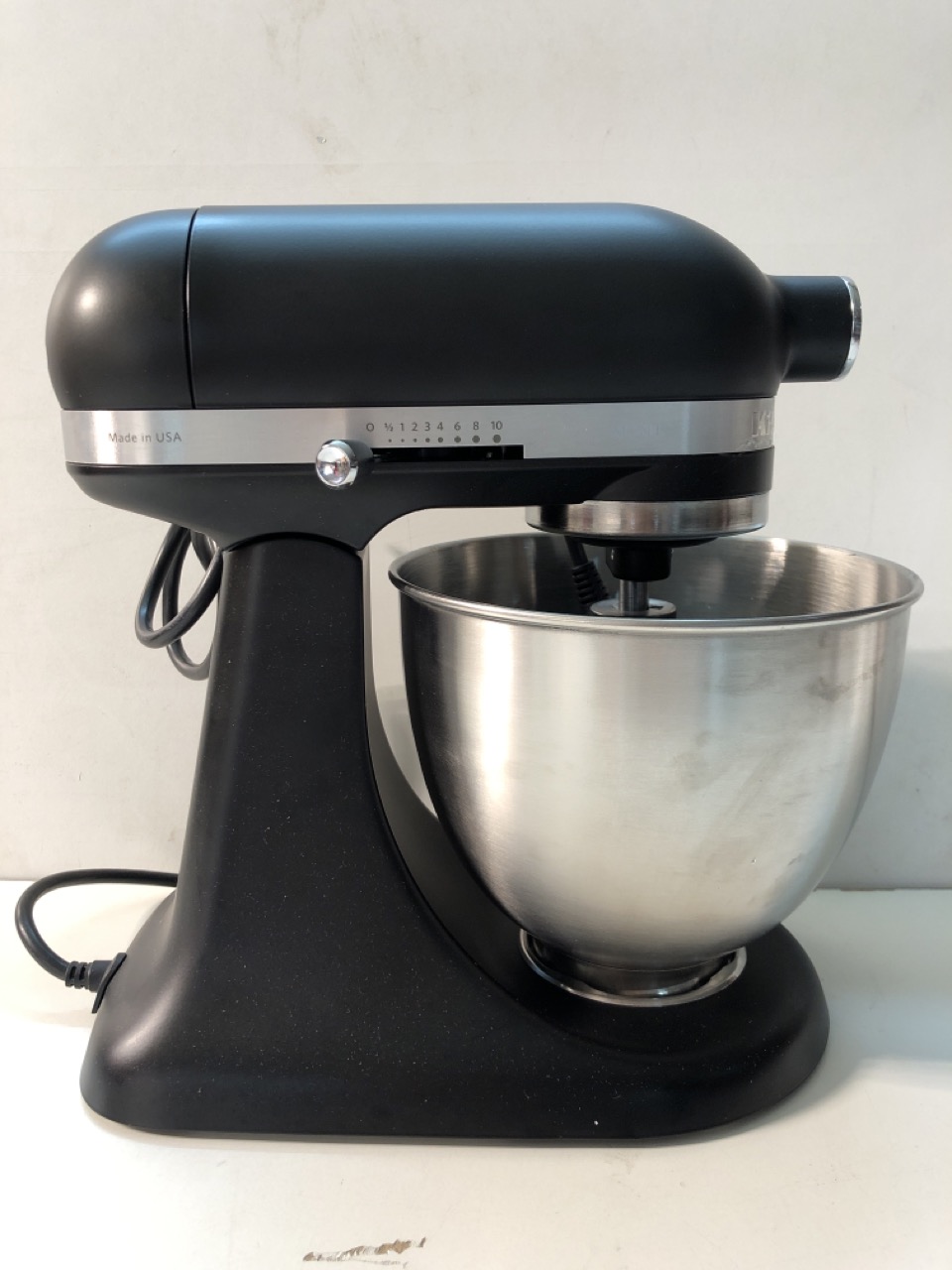 John Pye Auctions KITCHENAID ARTISAN MIXER 125 MATTE BLACK RRP£374.95