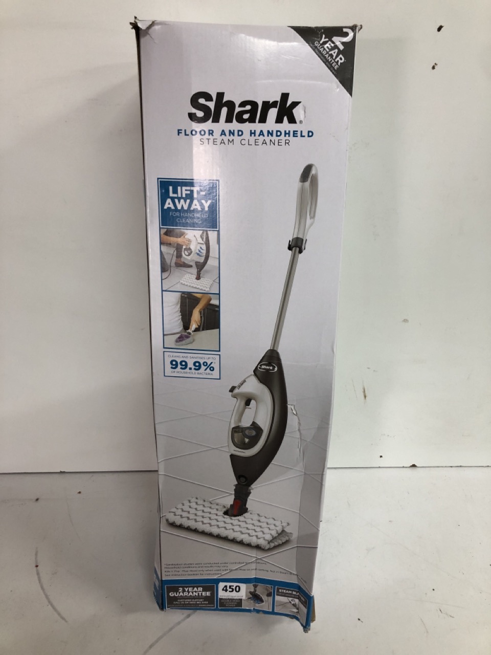 John Pye Auctions SHARK FLOOR AND HANDHELD STEAM FLOOR CLEANER