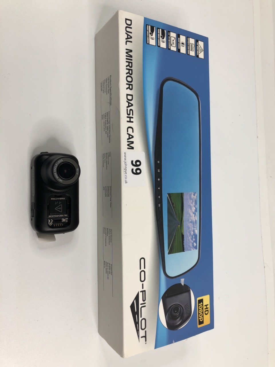John Pye Auctions COPILOT DUAL MIRROR DASH CAM CAR SURVEILLANCE