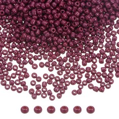QUANTITY  OF ASSORTED ITEMS TO INCLUDE SOURCING MAP 12000 PCS SMALL GLASS BEADS 12/0 2MM LOOSE TINY ROUND SMALL BEADS FOR BRACELET EARRING RINGS JEWELRY MAKING, BURGUNDY RED RRP £840: LOCATION - B RA