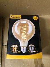 QUANTITY  OF ASSORTED ITEMS TO INCLUDE TOPLEDER G125 LED VINTAGE BULB : LOCATION - B RACK