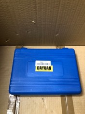 QUANTITY  OF ASSORTED ITEMS TO INCLUDE DAYUAN AUTOMOTIVE TOOL SET: LOCATION - B RACK