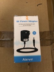 QUANTITY  OF ASSORTED ITEMS TO INCLUDE AIEVE 9V POWER ADAPTOR FOR ROCKJAM KEYBOARD RRP £745: LOCATION - C RACK