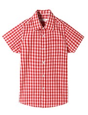 QUANTITY  OF ASSORTED ITEMS TO INCLUDE DILBYKE BOYS' BUTTON DOWN SHIRT SHORT SLEEVE PLAID POPLIN DRESS SHIRTS, BLACK AND WHITE, 4 YEARS: LOCATION - A RACK
