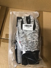 QUANTITY  OF ASSORTED ITEMS TO INCLUDE BIKINGMOREOK WINTER GLOVES FOR MEN WOMEN,-10°F 3M THINSULATE THERMAL GLOVES COLDPROOF TOUCHSCREEN WARM GLOVES,ANTI-SLIP ROAD BIKE CYCLING GLOVES-HEMP GREY-M: LO
