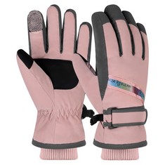 QUANTITY  OF ASSORTED ITEMS TO INCLUDE YHOMU WOMEN SKI GLOVES, FULL FINGER WINTER GLOVES FREEZER WARM WOMEN SNOW GLOVES ANTI-SLIP WATERPROOF LIGHTWEIGHT TOUCH SCREEN PALM PROTECTION GLOVES COLD-PROOF