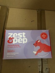 10 X ZEST AND PEP CHEWABLE CHICKEN SUPPLEMENTS FOR DOGS RRP £150: LOCATION - D RACK