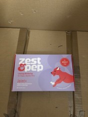 10 X ZEST AND PEP CHEWABLE CHICKEN SUPPLEMENTS FOR DOGS RRP £150: LOCATION - D RACK