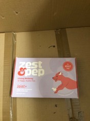 10 X ZEST AND PEP CHEWABLE CHICKEN SUPPLEMENTS FOR DOGS RRP £150: LOCATION - E RACK