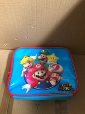 QUANTITY  OF ASSORTED ITEMS TO INCLUDE SUPER MARIO KIDS LUNCH BAG: LOCATION - E RACK