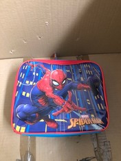 QUANTITY  OF ASSORTED ITEMS TO INCLUDE SPIDERMAN KIDS LUNCH BAG: LOCATION - E RACK