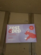 10 X ZEST AND PEP CHEWABLE CHICKEN SUPPLEMENTS FOR DOGS RRP £150: LOCATION - E RACK