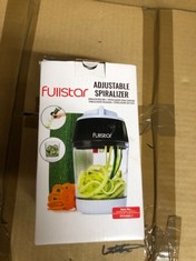 QUANTITY  OF ASSORTED ITEMS TO INCLUDE FULLSTAR ADJUSTABLE SPIRALIZER: LOCATION - A RACK