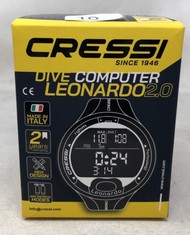 CRESSI LEONARDO DIVE COMPUTER ONE SIZE BLACK.: LOCATION - A RACK