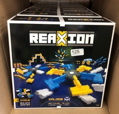 9 X REAXION XPLODE – DOMINO, STEM AND CONSTRUCTION TOY FOR KIDS AGE 7: LOCATION - A RACK