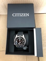 MENS CITIZEN AUTOMATIC WATCH WITH STAINLESS STEEL STRAP: LOCATION - A RACK