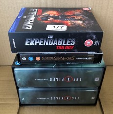 QUANTITY OF ITEMS TO INCLUDE THE EXPENDABLES TRILOGY , BLU-RAY   - ID MAYBE REQUIRED: LOCATION - A RACK
