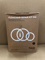 QUANTITY OF ITEMS TO INCLUDE HAUCK PUSHCHAIR REPAIR: LOCATION - TABLES