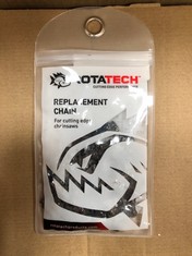 QUANTITY OF ITEMS TO INCLUDE ROTATECH REPLACEMENT CHAINSAW CHAIN: LOCATION - TABLES