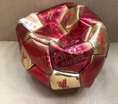 QUANTITY OF ITEMS TO INCLUDE LIVERPOOL ANFIELD SIGNATURE FOOTBALL: LOCATION - TABLES