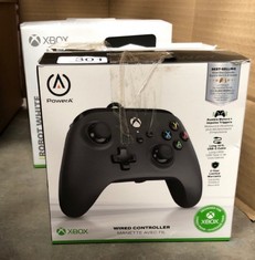QUANTITY OF ITEMS TO INCLUDE POWER-A WIRED XBOX CONTROLLER: LOCATION - TABLES
