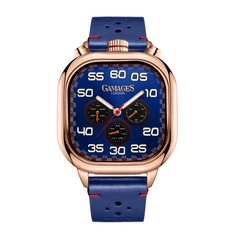 GAMAGES OF LONDON LIMITED EDITION HAND ASSEMBLED VERTICAL ASTUTE AUTOMATIC BLUE GA1743 RRP £710: LOCATION - A RACK