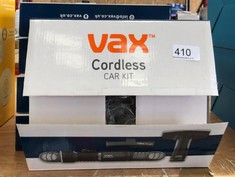 QUANTITY OF ITEMS TO INCLUDE VAX 1-1-142068 CORDLESS CAR KIT, BLUE, WHITE: LOCATION - TABLES