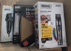 QUANTITY OF ITEMS TO INCLUDE WAHL COLOUR TRIM STUBBLE AND BEARD TRIMMER, TRIMMERS FOR MEN, BEARD TRIMMING KIT, MEN’S STUBBLE TRIMMERS, RECHARGEABLE TRIMMER, MALE GROOMING SET, BEARD CARE KIT, COLOUR