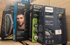 QUANTITY OF ITEMS TO INCLUDE PHILIPS SHAVER SERIES 5000, WET AND DRY ELECTRIC SHAVER, COMFORTTECH BLADES 360°, CONTOUR HEADS, ADVANCED DISPLAY, SMARTCLICK PRECISION TRIMMER, S5466/18 FOR UNISEX-ADULT