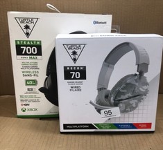 QUANTITY OF ITEMS TO INCLUDE TURTLE BEACH RECON 70 CAMO WHITE GAMING HEADSET FOR XBOX SERIES X|S, XBOX ONE, PS5, PS4, NINTENDO SWITCH & PC: LOCATION - A RACK