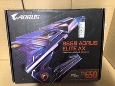 GIGABYTE B650 AORUS ELITE AX ATX MOTHERBOARD - SUPPORTS AMD RYZEN 7000 SERIES AM5 CPUS, TWIN 14+2+1 70A VRM, UP TO 8000MHZ DDR5(OC), 1X PCIE 5.0 M.2, 2X PCIE 4.0 M.2, WI-FI 6E, 2.5G LAN, USB-C & ARGB