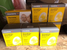 QUANTITY OF ITEMS TO INCLUDE MEDELA PERSONALFIT FLEX BREAST SHIELDS - MORE MILK AND MORE COMFORT WHILE PUMPING, FOR USE WITH ANY MEDELA BREAST PUMP, SIZE L: LOCATION - F