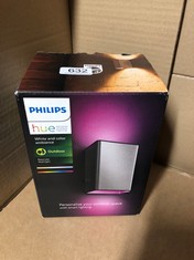 PHILIPS HUE RESONATE WHITE AND COLOUR AMBIANCE LED SMART OUTDOOR WALL LIGHT FOR GARDEN AND PATIO. [INOX], COMPATIBLE WITH ALEXA, GOOGLE ASSISTANT AND APPLE HOMEKIT.: LOCATION - G