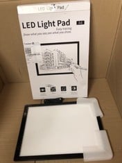 QUANTITY OF ASSORTED ITEMS TO INCLUDE UPGRADED-A4 DIAMOND PAINTING LIGHTBOX WITH 3 ADJUSTABLE BRIGHTNESS LED LIGHT PAD FOR TRACING DRAWING TATTOO,ULTRA-THIN ONLY 4MM,POWER BY TYPE-C CABLE: LOCATION -