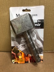 QUANTITY OF ASSORTED ITEMS TO INCLUDE GOLDMIKY THOR HAMMER BOTTLE OPENER BEER OPENER,BAR WINE MJOLNIR BAYRAM® GOLD,MJOLNIR QUAKE BEER BOTTLE OPENER,PERFECT FOR BAR AND DOMESTIC USE (SILVER) RRP £350: