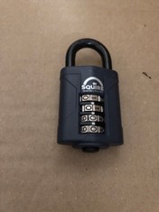 QUANTITY OF ASSORTED ITEMS TO INCLUDE SQUIRE GRADE 4 PADLOCK MODEL COMBI CP40 RRP £500: LOCATION - B RACK